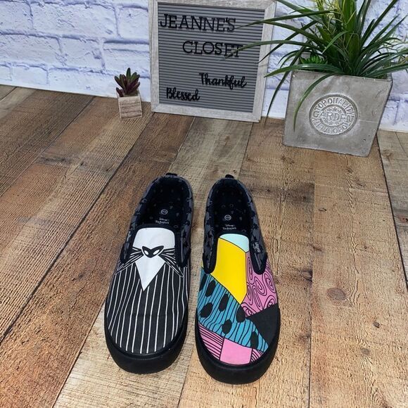 Disney Tim Burton's Nightmare Before Christmas Fun Mens Canvas Shoes 11.5 - Picture 10 of 12